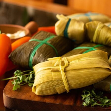 Tamal de pollo o chancho