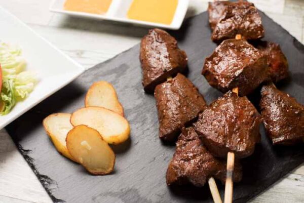 Anticuchos de corazón